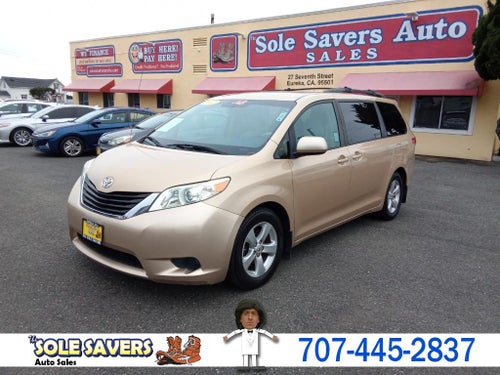 2012 Toyota Sienna 5dr 7-Pass Van V6 LE AAS FWD (Natl)